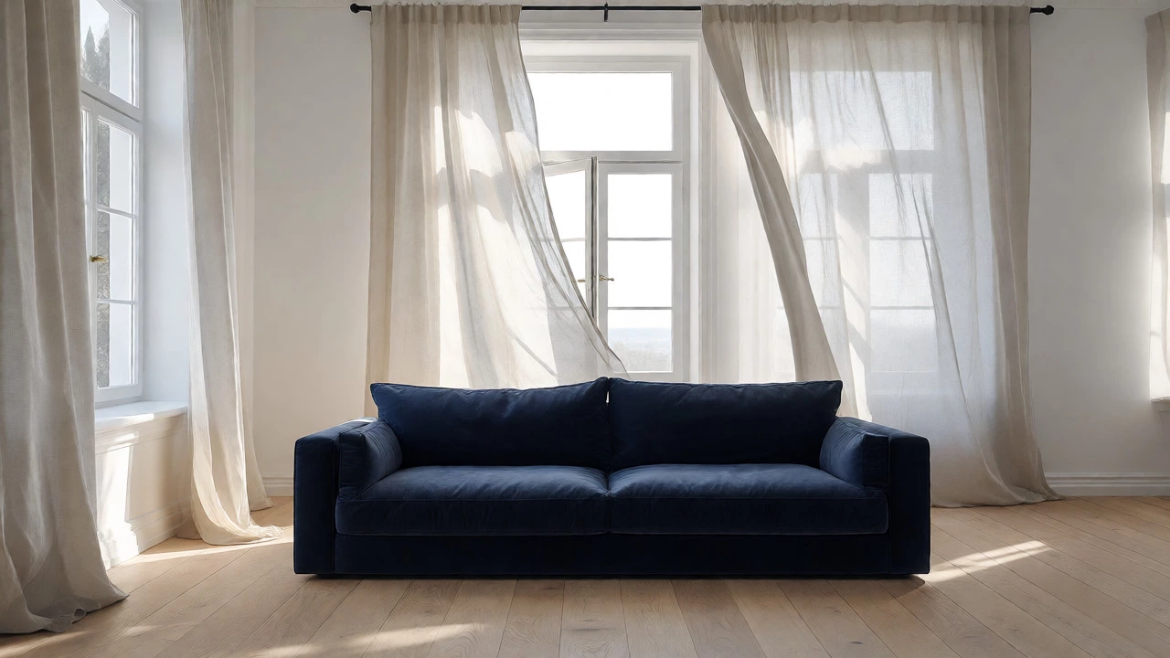 Should Curtains Be Lighter or Darker Than a Couch? Design Rules